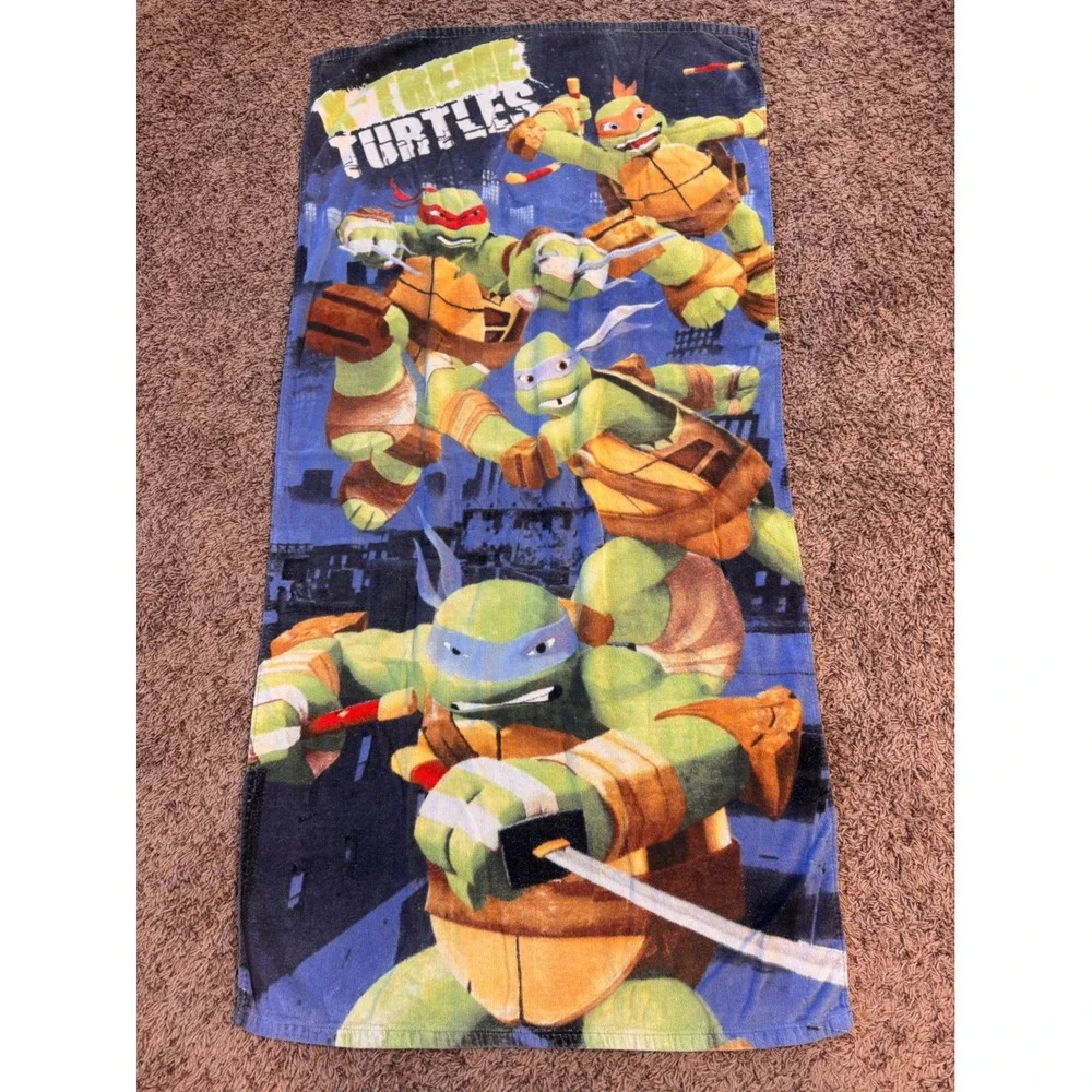 Nickelodeon TMNT Teenage Mutant Ninja Turtles Kids Beach Pool Towel 26x51